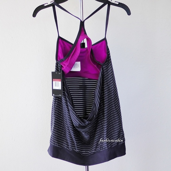 NWT Nike Layered Striped Tankini - Picture 7 of 7